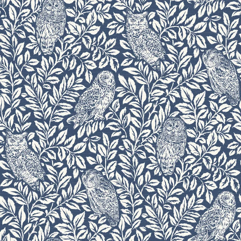 Chesapeake Parliament wallpaper, color Navy, SKU 3123-12412