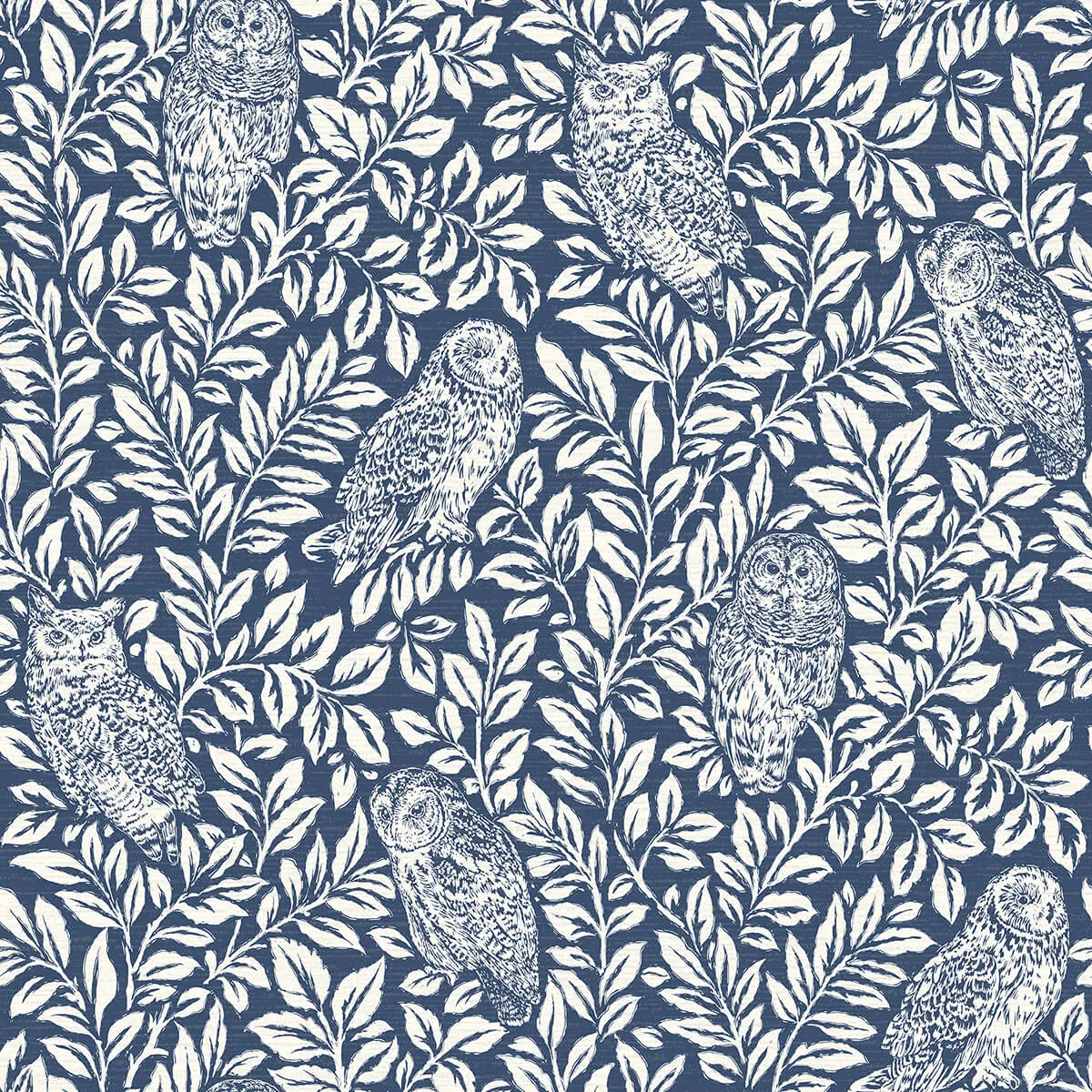 Chesapeake Parliament wallpaper, color Navy, SKU 3123-12412