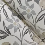Chesapeake Passiflora wallpaper, color Charcoal, SKU 4148-27451