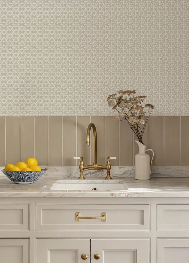 Chesapeake Phlox wallpaper, color Grey, SKU 4148-27454