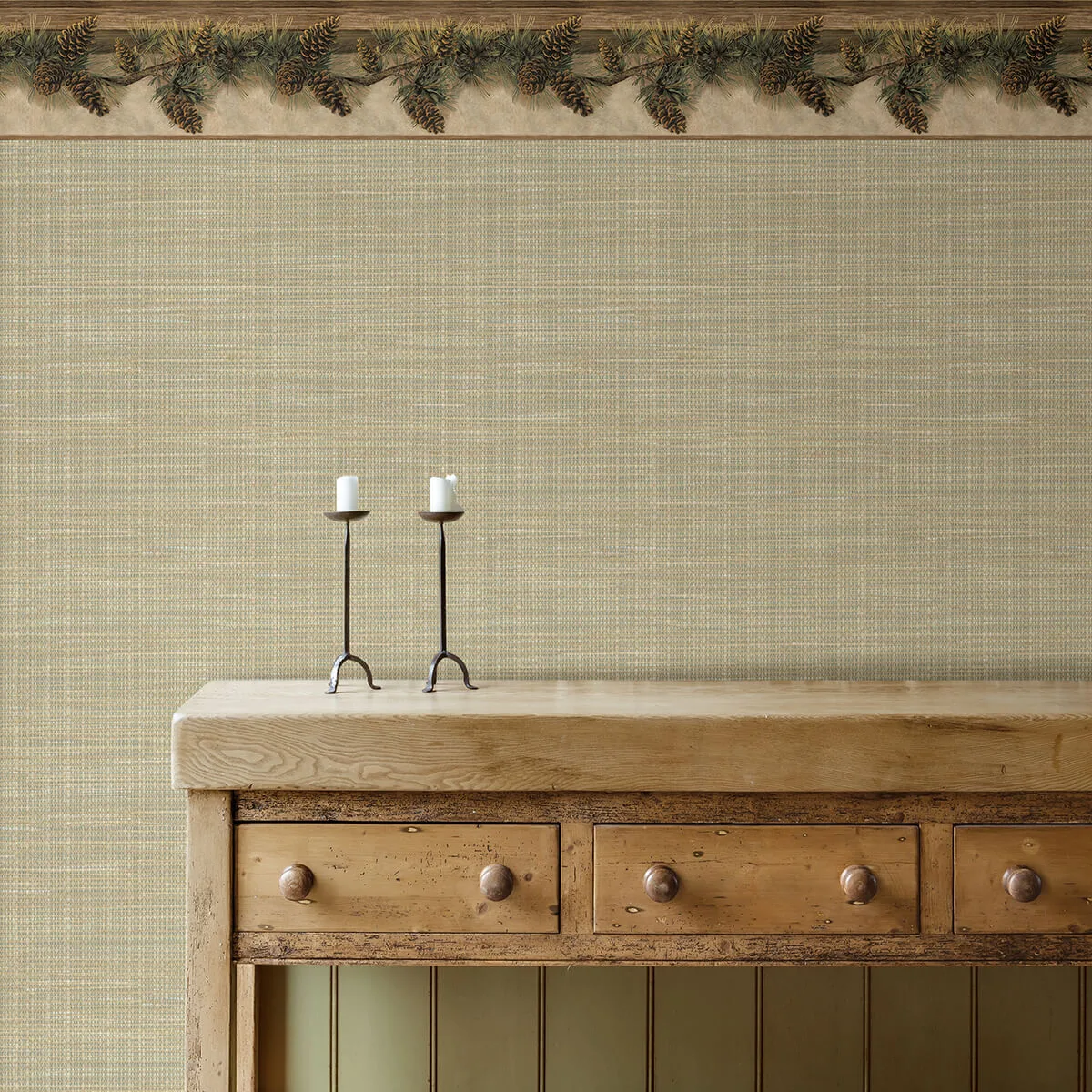 Chesapeake Pine Hill wallpaper, color Chestnut, SKU 3123-01632