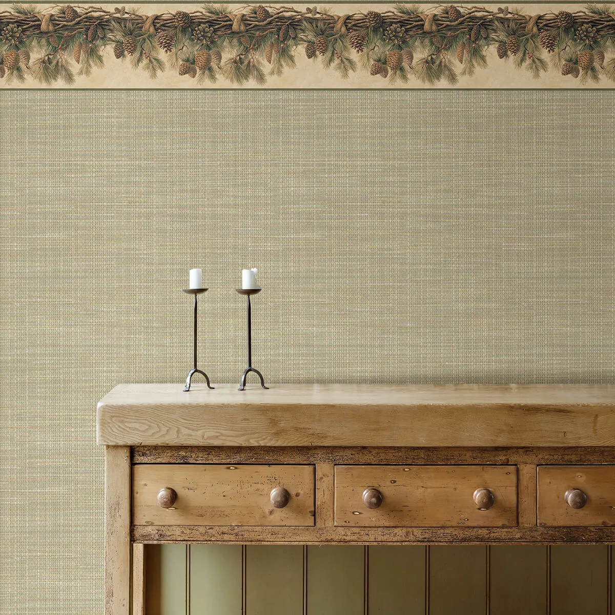 Chesapeake Coulter wallpaper, color Olive, SKU 3123-01391