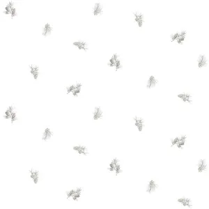 Chesapeake Pinecone Toss wallpaper, color Light Grey, SKU 3118-494610