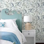 Chesapeake Pinnate - Blue Wallpaper | Buy Online Chesapeake Pinnate wallpaper, color Blue, SKU 3124-13908