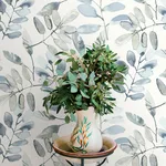 Chesapeake Pinnate - Blue Wallpaper | Buy Online Chesapeake Pinnate wallpaper, color Blue, SKU 4169-13908