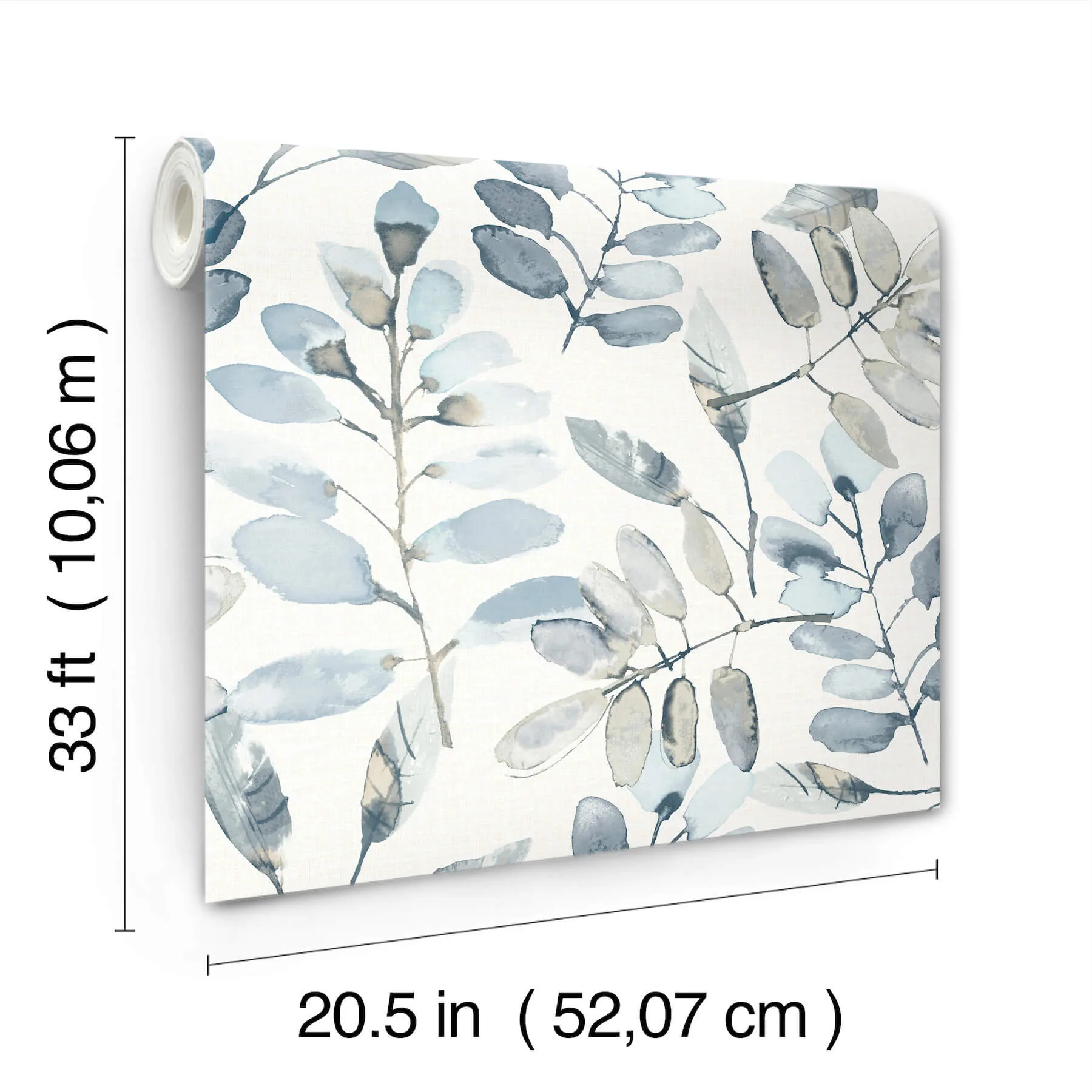 Chesapeake Pinnate - Blue Wallpaper | Buy Online Chesapeake Pinnate wallpaper, color Blue, SKU 4169-13908