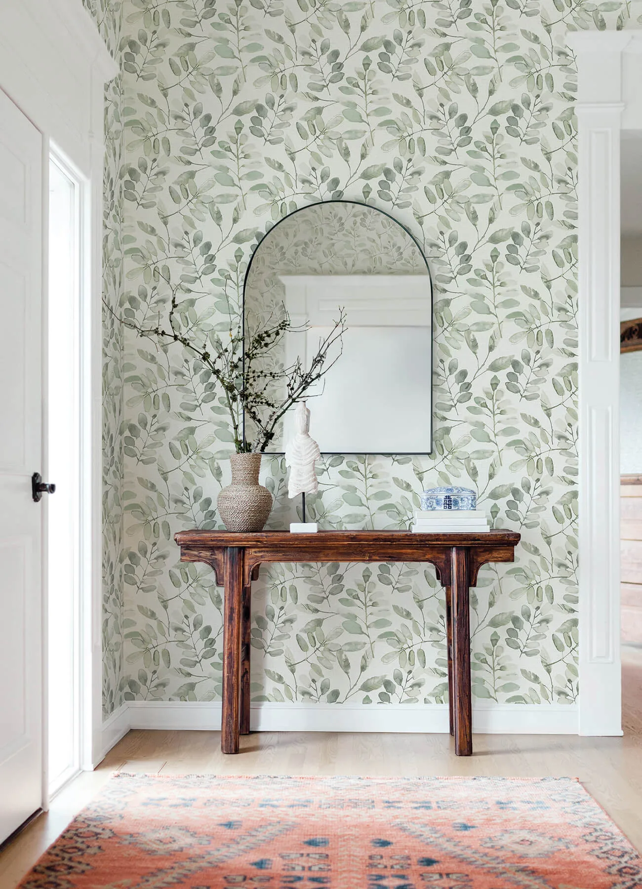 Chesapeake Pinnate wallpaper, color Green, SKU 4169-13911