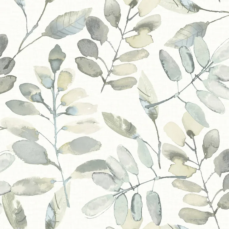 Chesapeake Pinnate wallpaper, color Grey, SKU 3124-13905