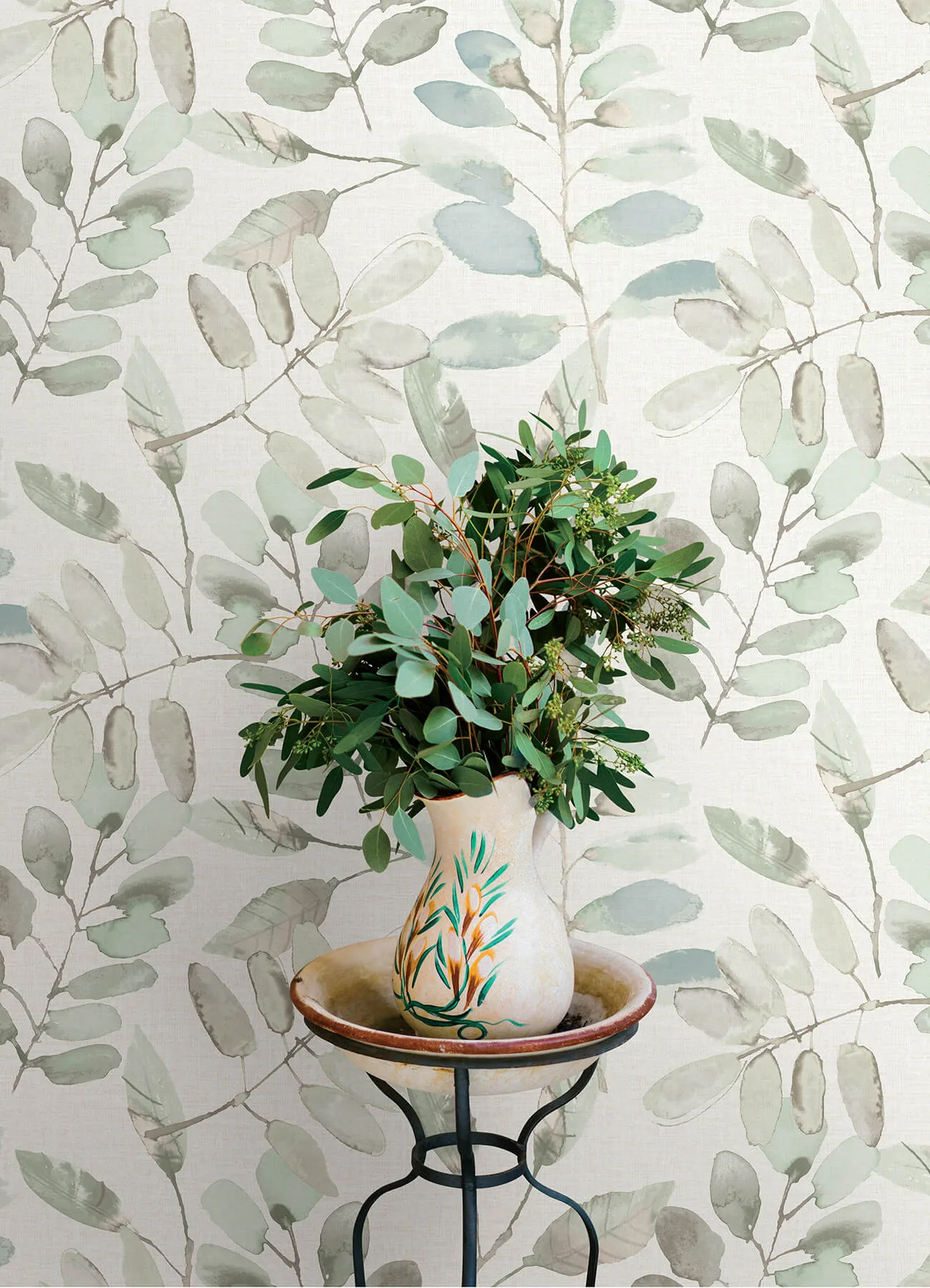 Chesapeake Pinnate - Mint Wallpaper | Buy Online Chesapeake Pinnate wallpaper, color Mint, SKU 4169-13909