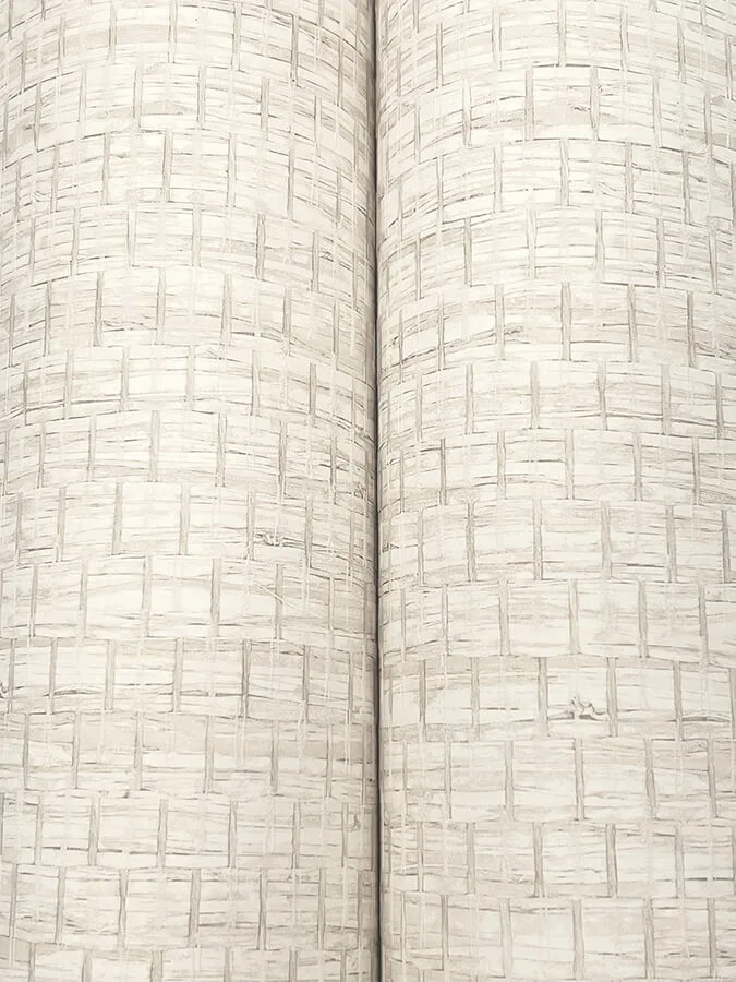 Chesapeake Plaited Grass wallpaper, color Cream, SKU 4142-72650