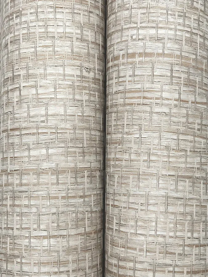Chesapeake Plaited Grass wallpaper, color Grey, SKU 4142-72654