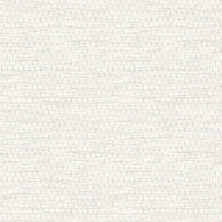 Chesapeake Plaited Grass wallpaper, color White, SKU 4142-72651