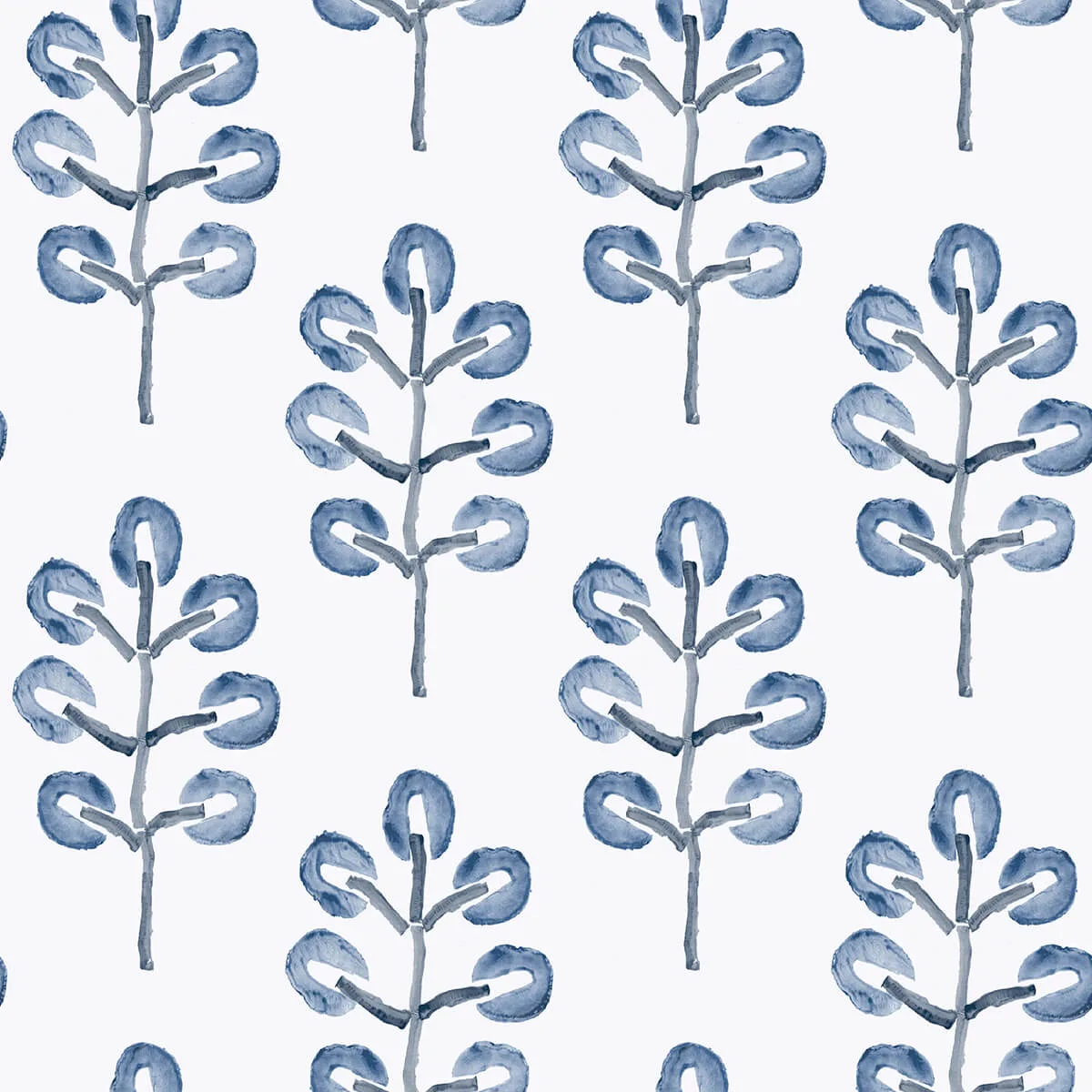 Chesapeake Plum Tree wallpaper, color Blue, SKU 3124-13874