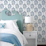 Chesapeake Plum Tree - Blue Wallpaper | Buy Online Chesapeake Plum Tree wallpaper, color Blue, SKU 3124-13874