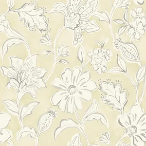 Chesapeake Plumeria wallpaper, color Yellow, SKU 4071-71041