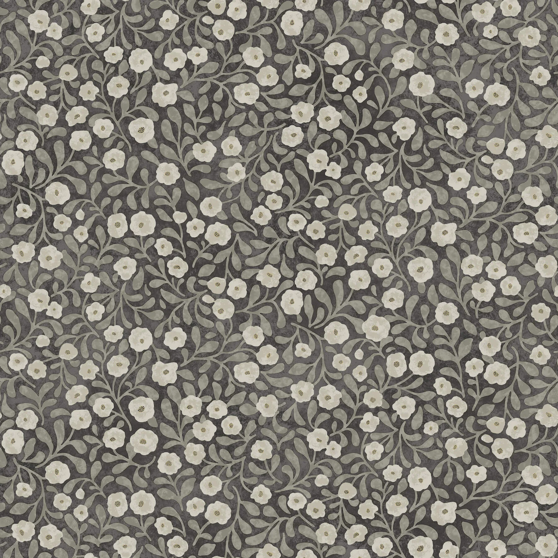 Chesapeake Poppy Trail wallpaper, color Black, SKU 4169-83133