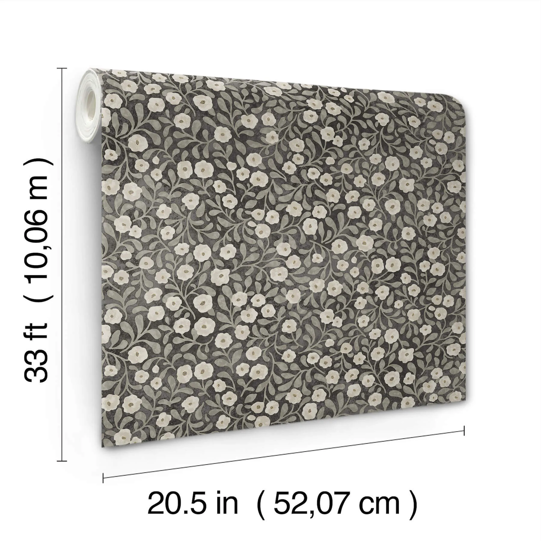 Chesapeake Poppy Trail - Black Wallpaper | Buy Online Chesapeake Poppy Trail wallpaper, color Black, SKU 4169-83133