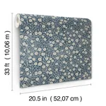 Chesapeake Poppy Trail - Dark Blue Wallpaper | Buy Online Chesapeake Poppy Trail wallpaper, color Dark Blue, SKU 4169-83135