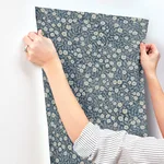 Chesapeake Poppy Trail - Dark Blue Wallpaper | Buy Online Chesapeake Poppy Trail wallpaper, color Dark Blue, SKU 4169-83135