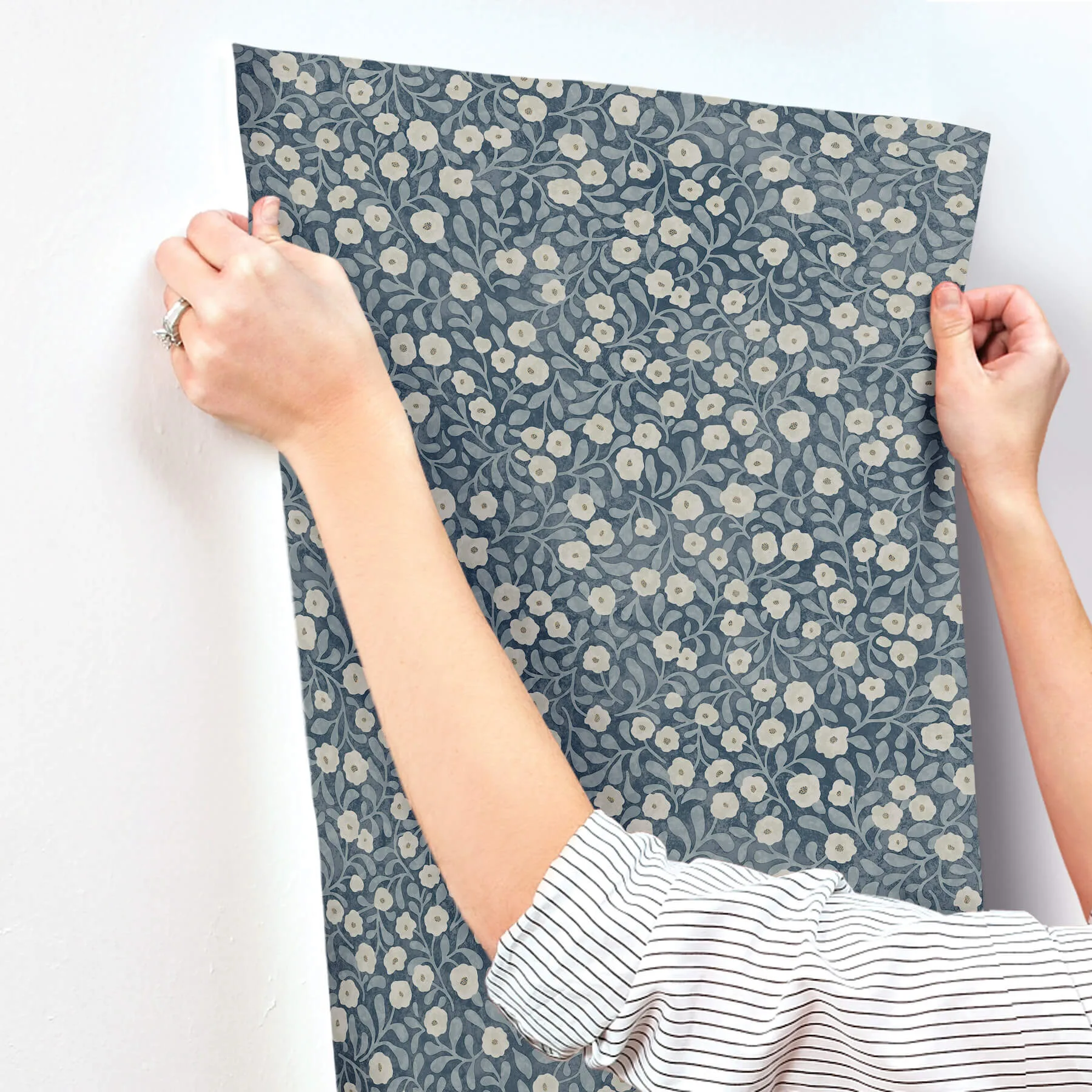 Chesapeake Poppy Trail - Dark Blue Wallpaper | Buy Online Chesapeake Poppy Trail wallpaper, color Dark Blue, SKU 4169-83135