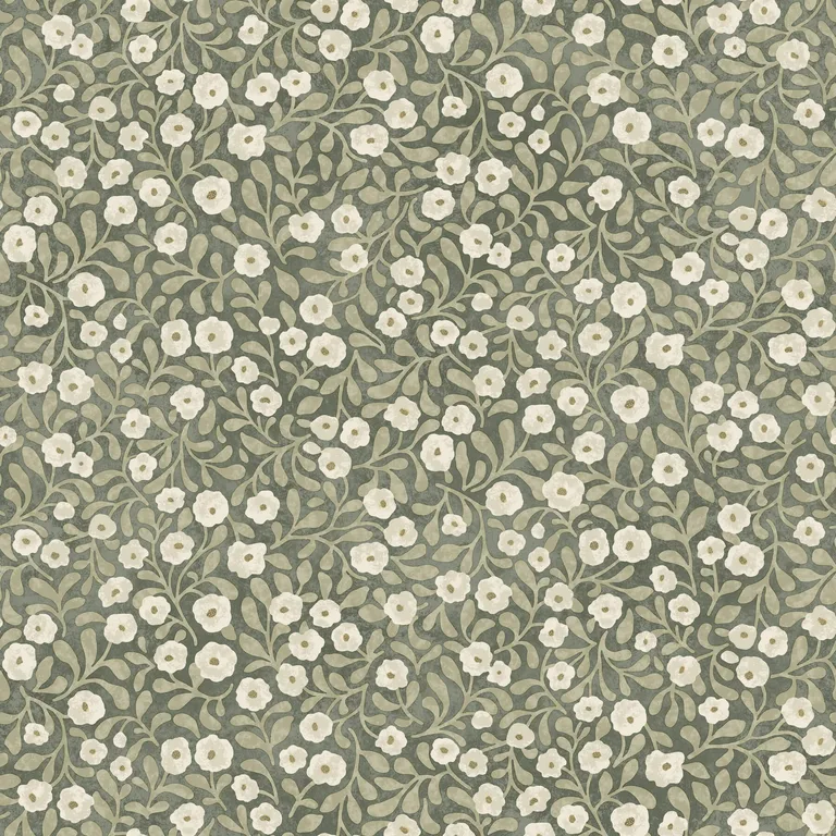 Chesapeake Poppy Trail wallpaper, color Green, SKU 4169-83132