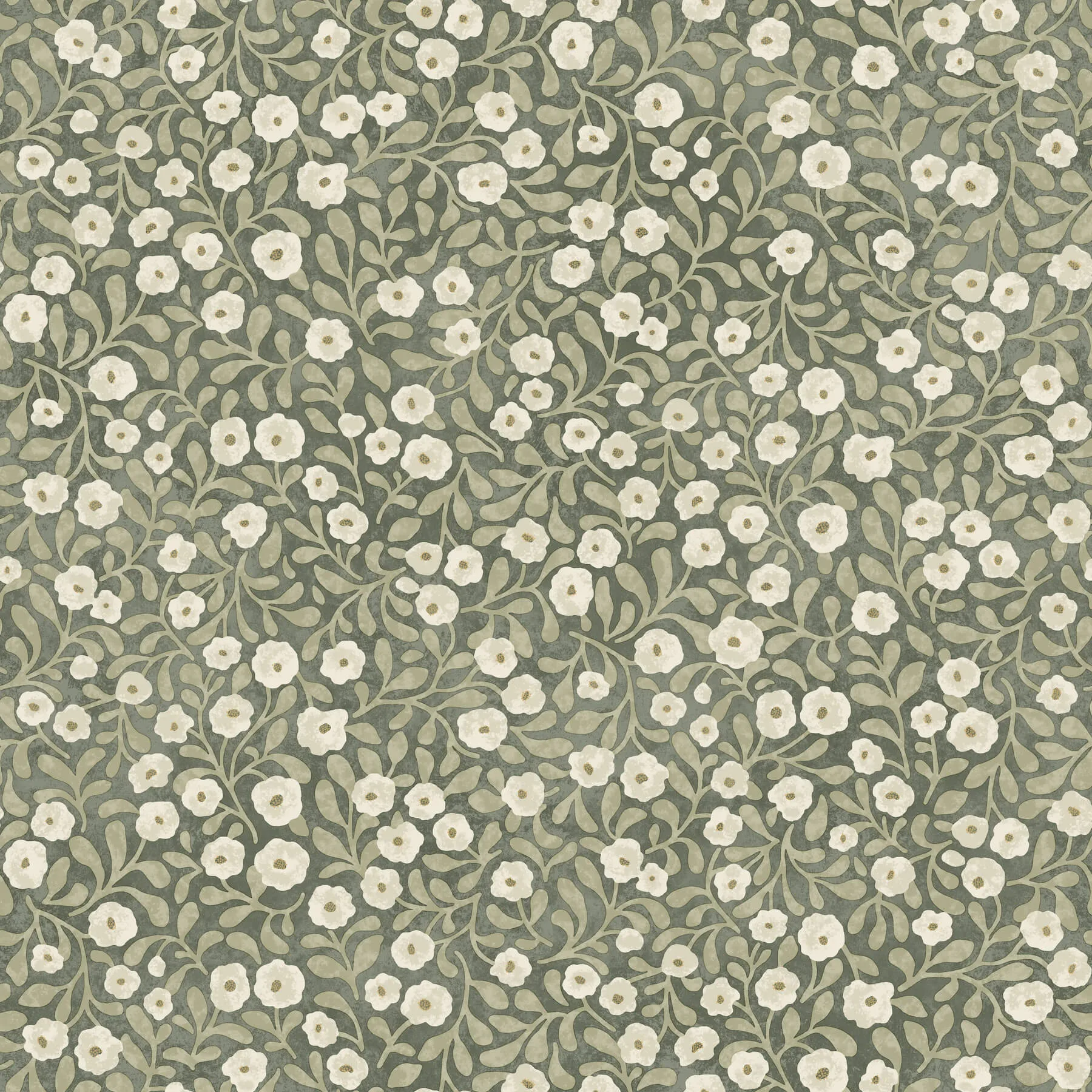 Chesapeake Poppy Trail wallpaper, color Green, SKU 4169-83132