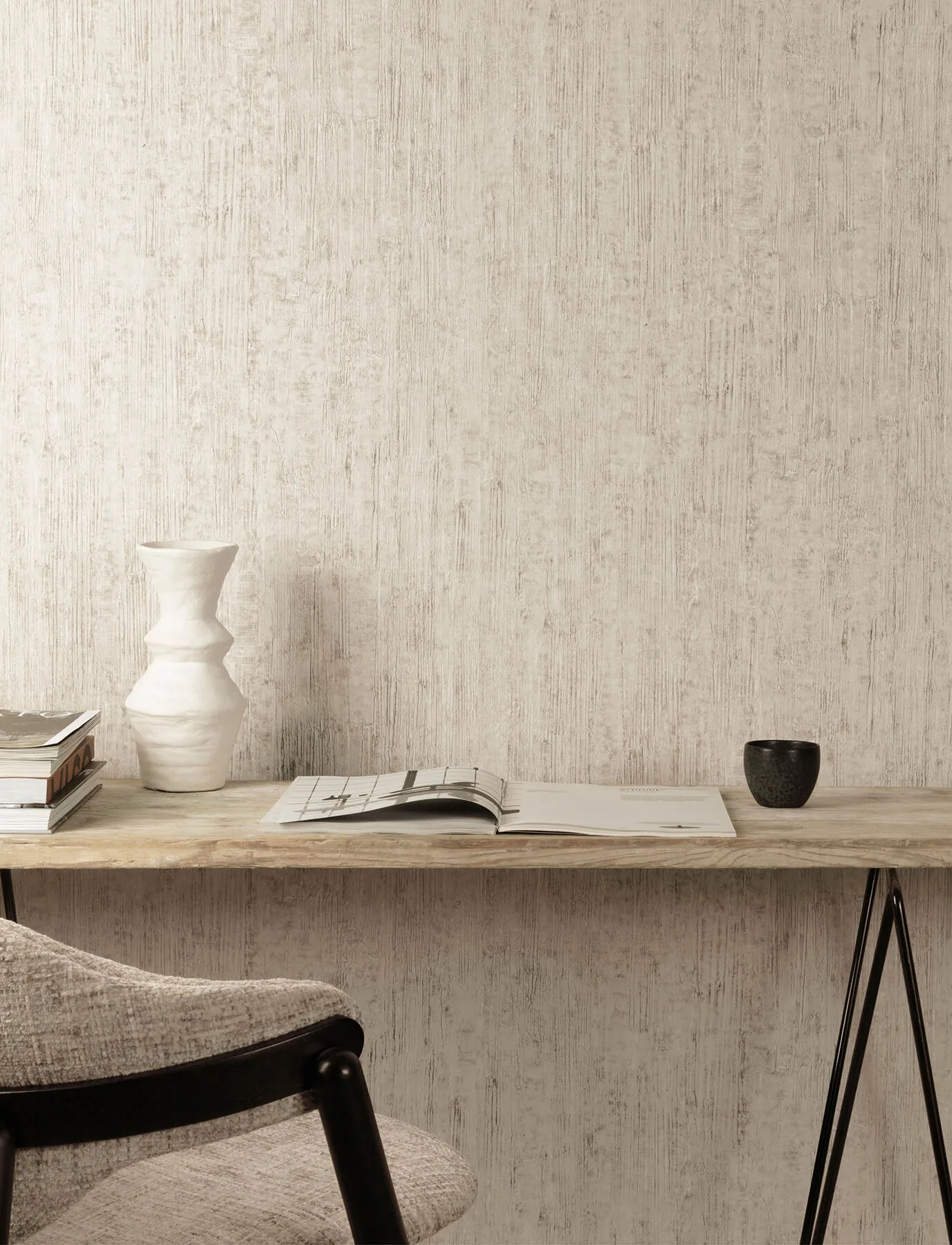 Chesapeake Ramona wallpaper, color Beige, SKU 4191-83003