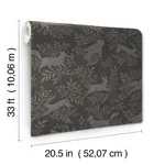 Chesapeake Revelry - Black Wallpaper | Buy Online Chesapeake Revelry wallpaper, color Black, SKU 4169-83114