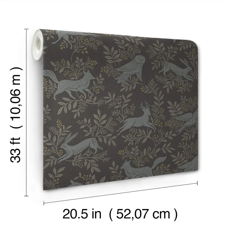 Chesapeake Revelry wallpaper, color Black, SKU 4169-83114