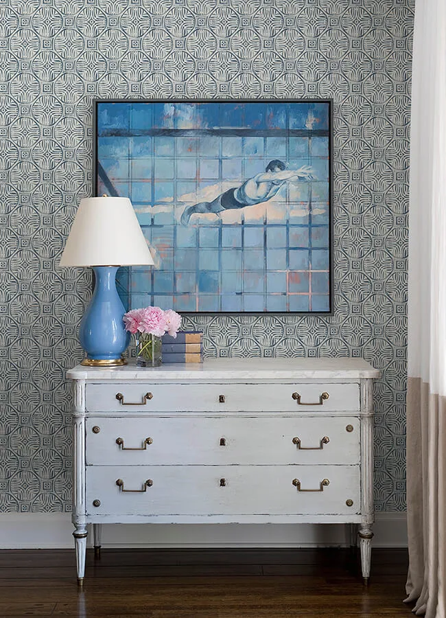 Chesapeake Sandee wallpaper, color Navy, SKU 3125-72310