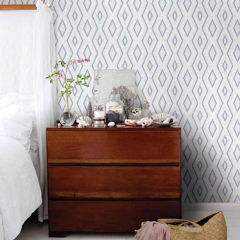 Chesapeake Santa Cruz wallpaper, color Blue, SKU 3120-13664