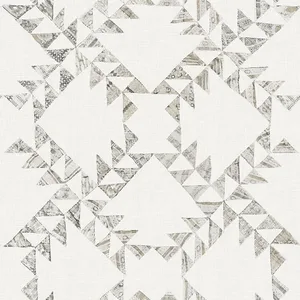 Chesapeake Scrap Quilt wallpaper, color Grey, SKU 4142-72630