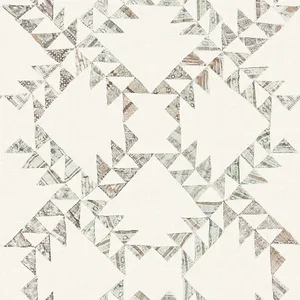 Chesapeake Scrap Quilt wallpaper, color Light Brown, SKU 4142-72631