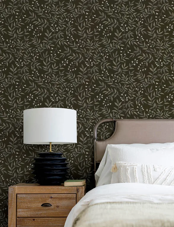 Chesapeake Senna wallpaper, color Black, SKU 4134-72519