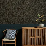 Chesapeake Senna - Black Wallpaper | Buy Online Chesapeake Senna wallpaper, color Black, SKU 4134-72519