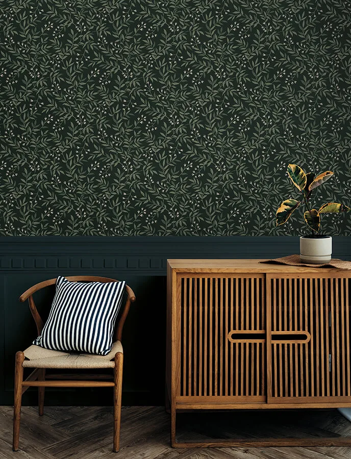 Chesapeake Senna - Evergreen Wallpaper | Buy Online Chesapeake Senna wallpaper, color Evergreen, SKU 4134-72518
