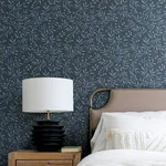 Chesapeake Senna - Navy Wallpaper | Buy Online Chesapeake Senna wallpaper, color Navy, SKU 4134-72520