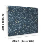 Chesapeake Senna - Navy Wallpaper | Buy Online Chesapeake Senna wallpaper, color Navy, SKU 4134-72520