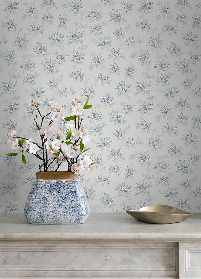 Chesapeake Sofiane - Blue Wallpaper | Buy Online Chesapeake Sofiane wallpaper, color Blue, SKU 4072-70039