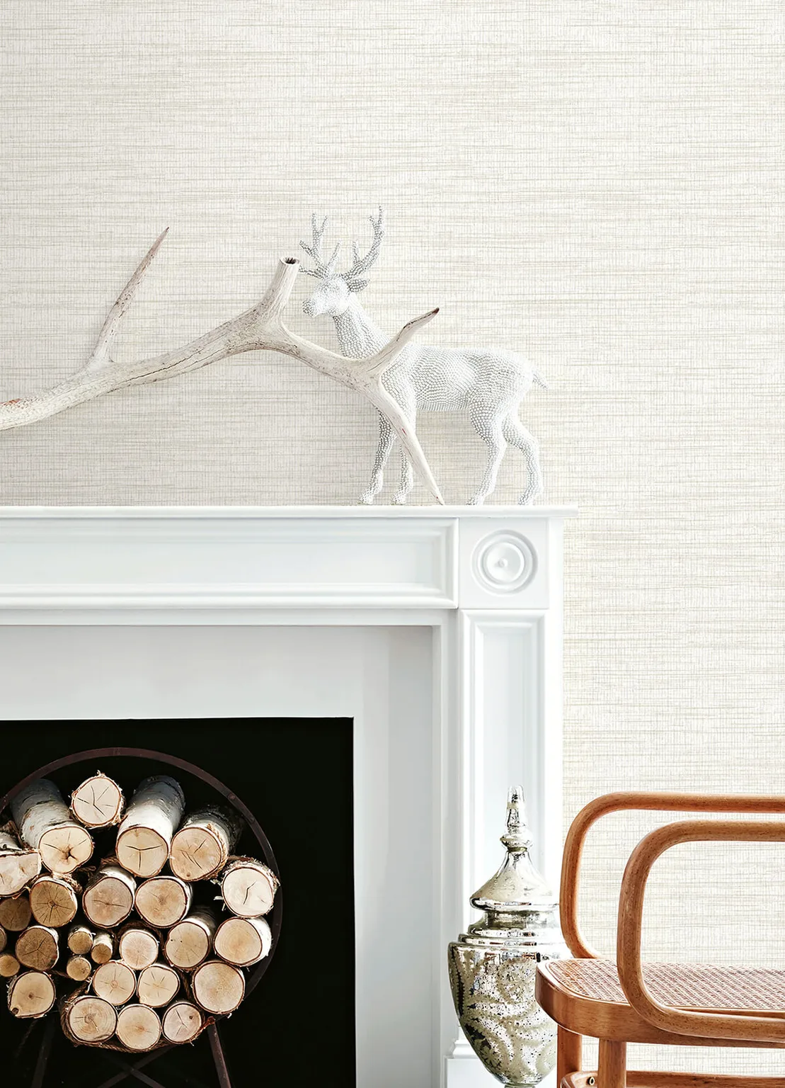 Chesapeake Solitude wallpaper, color White, SKU 3124-13987