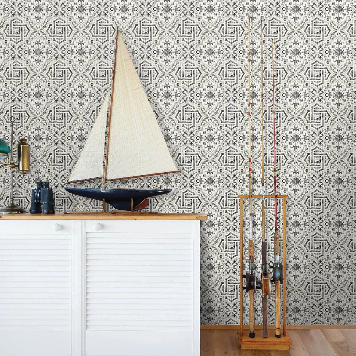 Chesapeake Sonoma wallpaper, color Black, SKU 3120-12331