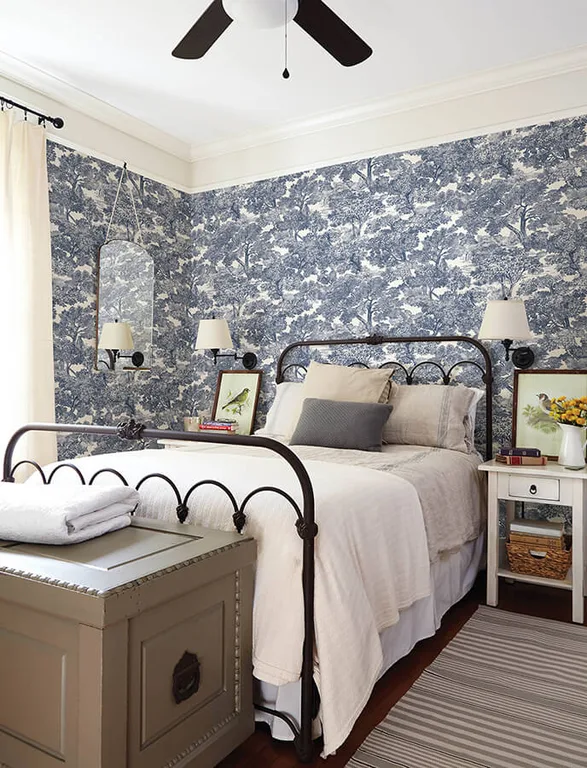 Chesapeake Spinney wallpaper, color Blue, SKU 4134-72559