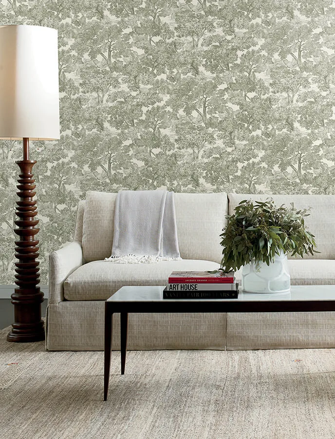 Chesapeake Spinney - Green Wallpaper | Buy Online Chesapeake Spinney wallpaper, color Green, SKU 4134-72561