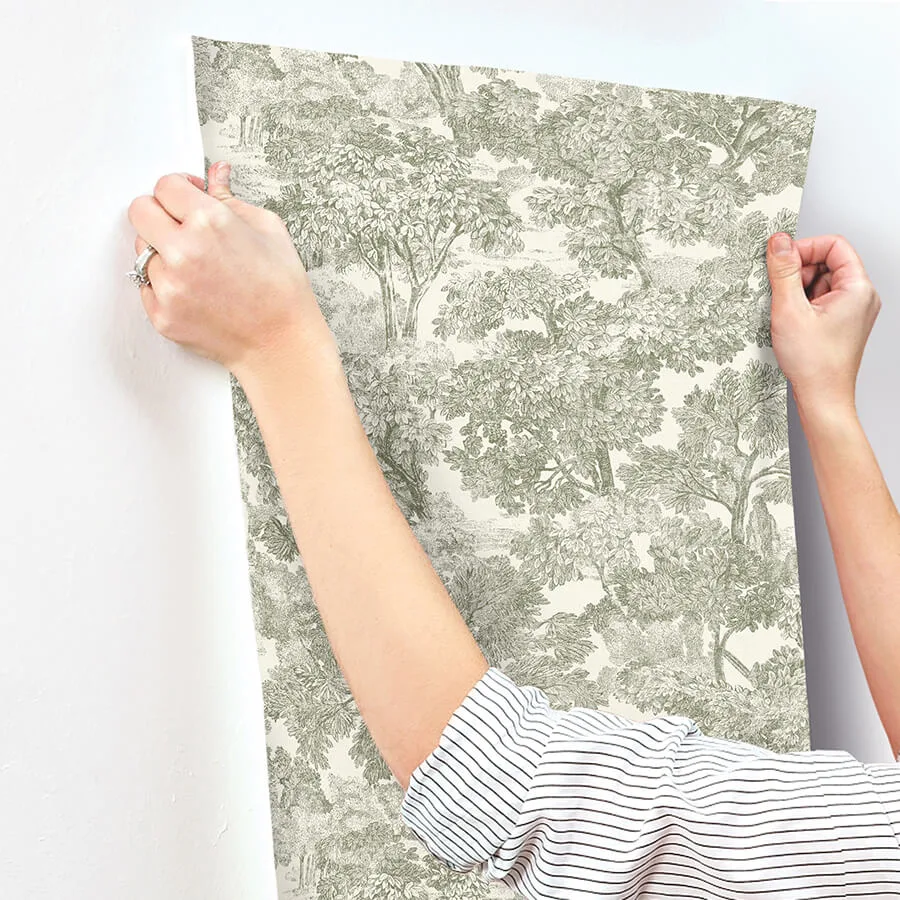 Chesapeake Spinney - Green Wallpaper | Buy Online Chesapeake Spinney wallpaper, color Green, SKU 4134-72561