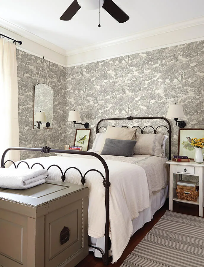 Chesapeake Spinney wallpaper, color Grey, SKU 4134-72560