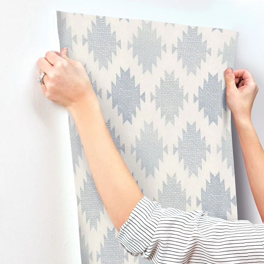 Chesapeake Stitched Heirloom - Indigo Wallpaper | Buy Online Chesapeake Stitched Heirloom wallpaper, color Indigo, SKU 4142-72663