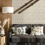 Chesapeake Stitched Heirloom wallpaper, color Khaki, SKU 4142-72662