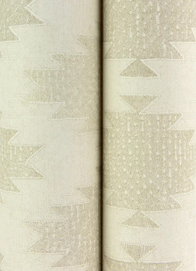 Chesapeake Stitched Heirloom wallpaper, color Khaki, SKU 4142-72662