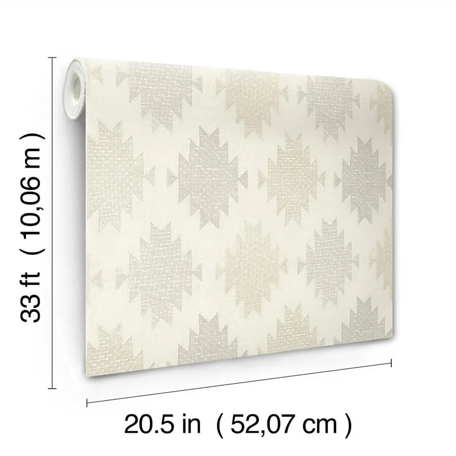 Chesapeake Stitched Heirloom wallpaper, color Moss, SKU 4142-72665