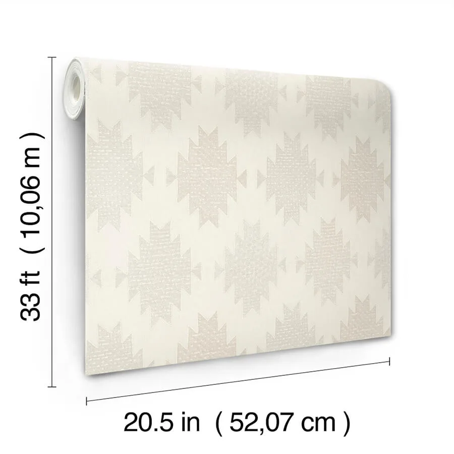 Chesapeake Stitched Heirloom - White Wallpaper | Buy Online Chesapeake Stitched Heirloom wallpaper, color White, SKU 4142-72664